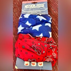Mission Ridge Multi-Way Headband Gaiter Set New